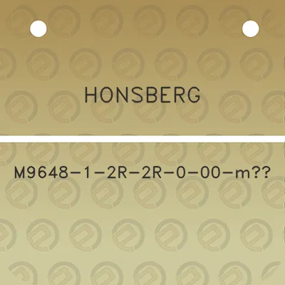 honsberg-m9648-1-2r-2r-0-00-m3