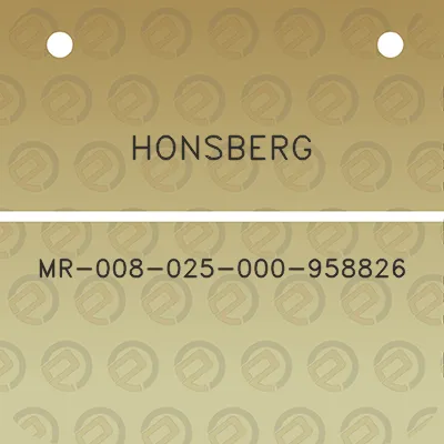 honsberg-mr-008-025-000-958826