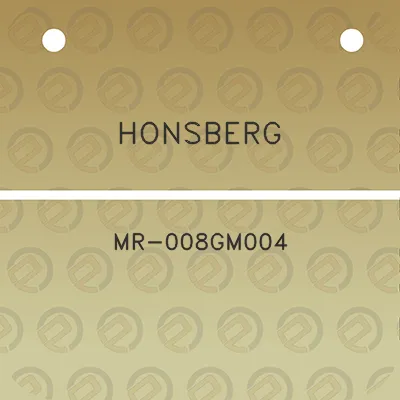 honsberg-mr-008gm004