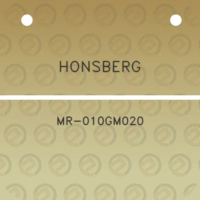 honsberg-mr-010gm020