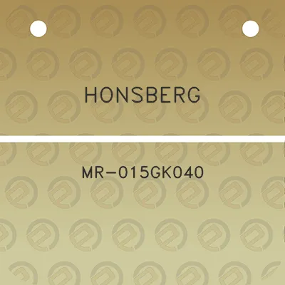 honsberg-mr-015gk040