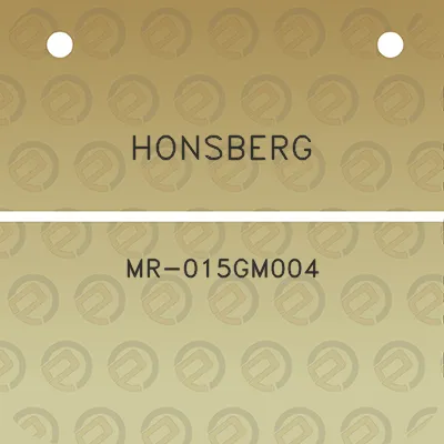 honsberg-mr-015gm004