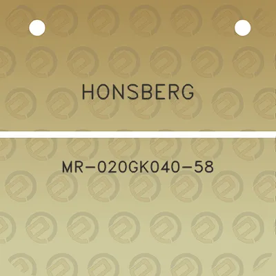 honsberg-mr-020gk040-58