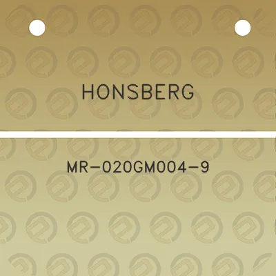 honsberg-mr-020gm004-9