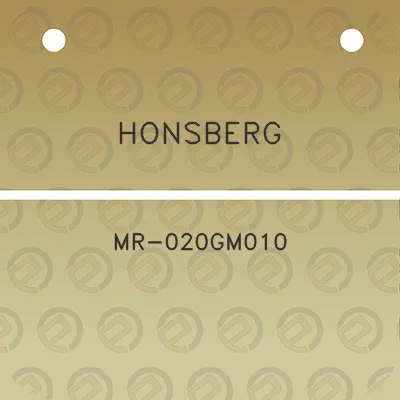 honsberg-mr-020gm010