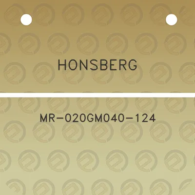 honsberg-mr-020gm040-124