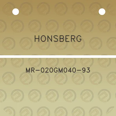 honsberg-mr-020gm040-93