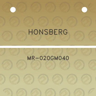 honsberg-mr-020gm040