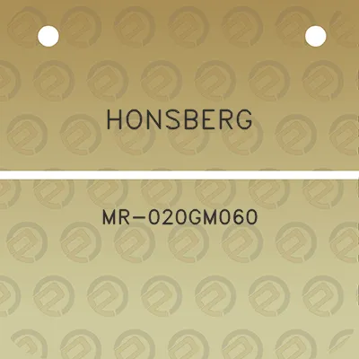 honsberg-mr-020gm060