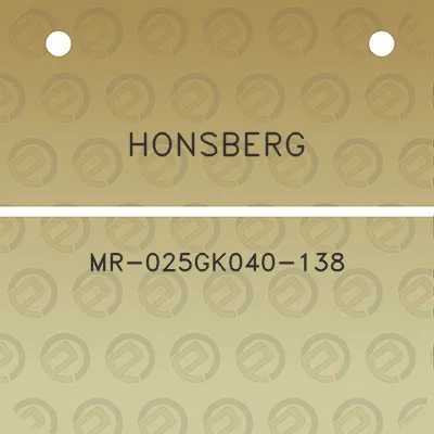 honsberg-mr-025gk040-138