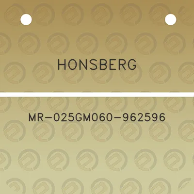 honsberg-mr-025gm060-962596