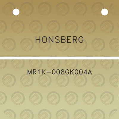 honsberg-mr1k-008gk004a