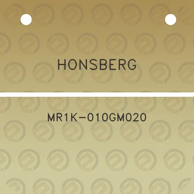 honsberg-mr1k-010gm020