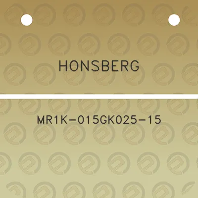 honsberg-mr1k-015gk025-15