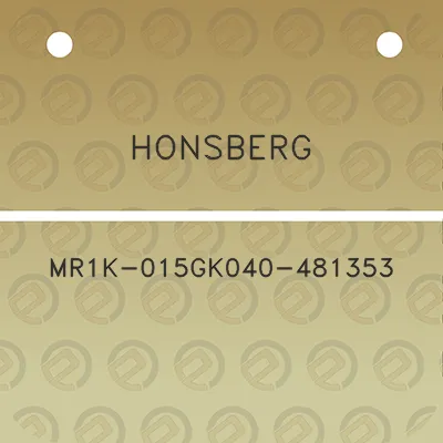 honsberg-mr1k-015gk040-481353