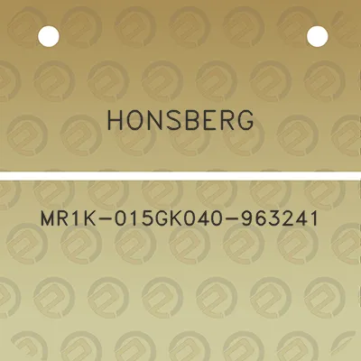 honsberg-mr1k-015gk040-963241