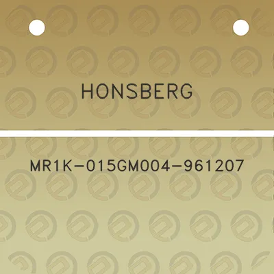 honsberg-mr1k-015gm004-961207