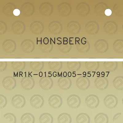 honsberg-mr1k-015gm005-957997