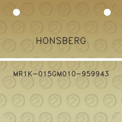 honsberg-mr1k-015gm010-959943