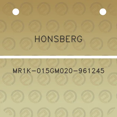 honsberg-mr1k-015gm020-961245