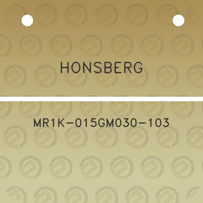 honsberg-mr1k-015gm030-103