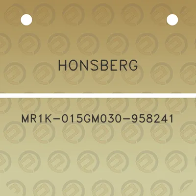 honsberg-mr1k-015gm030-958241