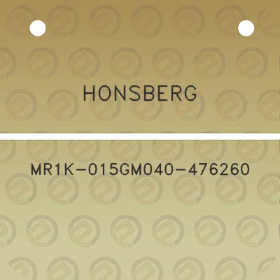 honsberg-mr1k-015gm040-476260