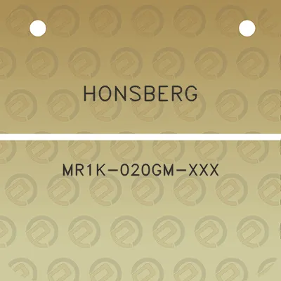 honsberg-mr1k-020gm-xxx