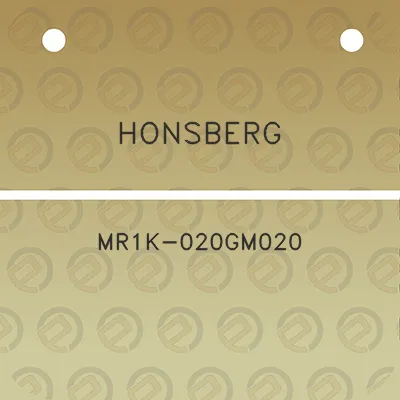 honsberg-mr1k-020gm020