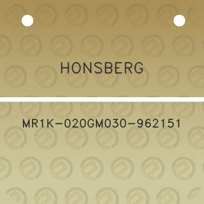 honsberg-mr1k-020gm030-962151