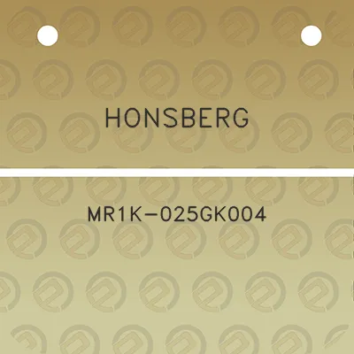 honsberg-mr1k-025gk004