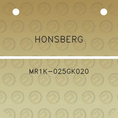 honsberg-mr1k-025gk020