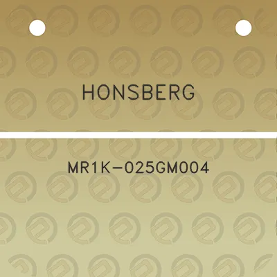 honsberg-mr1k-025gm004