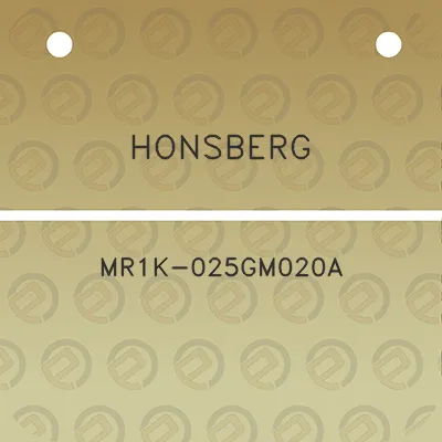 honsberg-mr1k-025gm020a