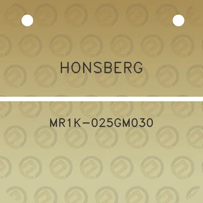 honsberg-mr1k-025gm030