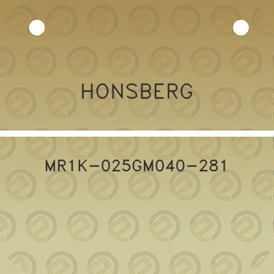 honsberg-mr1k-025gm040-281