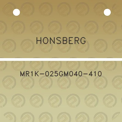 honsberg-mr1k-025gm040-410