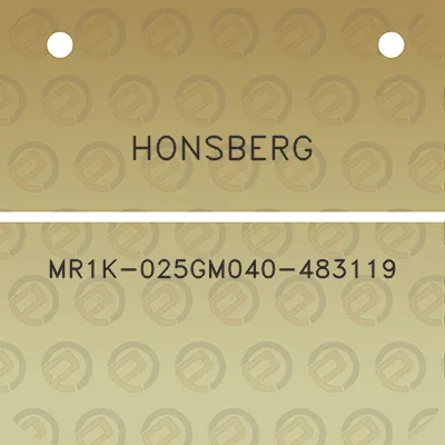 honsberg-mr1k-025gm040-483119