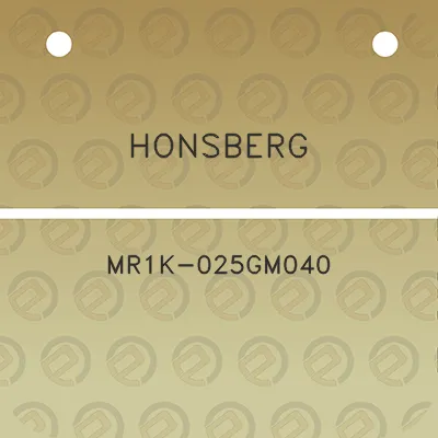 honsberg-mr1k-025gm040