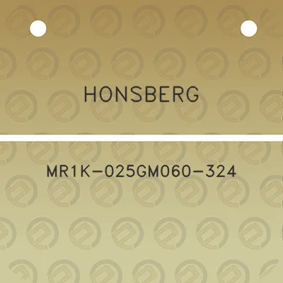 honsberg-mr1k-025gm060-324