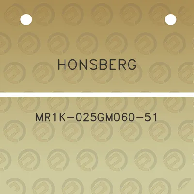 honsberg-mr1k-025gm060-51