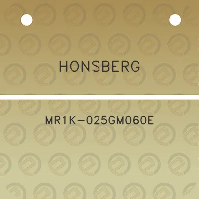 honsberg-mr1k-025gm060e