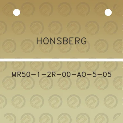 honsberg-mr50-1-2r-00-ao-5-05