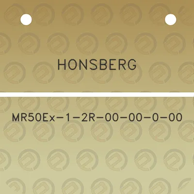 honsberg-mr50ex-1-2r-00-00-0-00