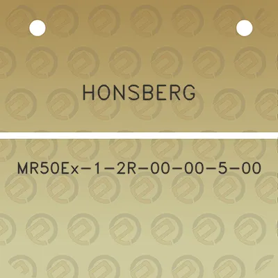 honsberg-mr50ex-1-2r-00-00-5-00