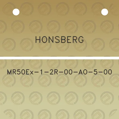 honsberg-mr50ex-1-2r-00-ao-5-00