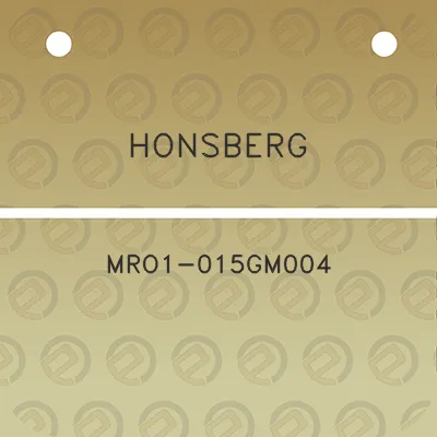 honsberg-mro1-015gm004