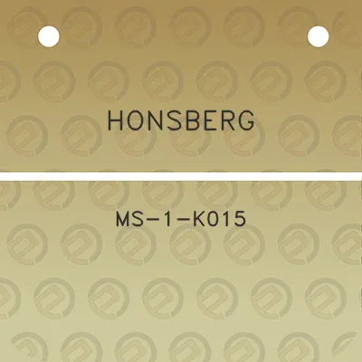 honsberg-ms-1-k015