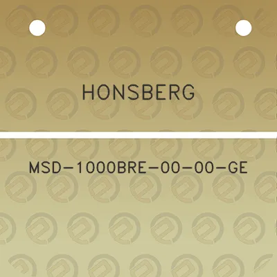 honsberg-msd-1000bre-00-00-ge