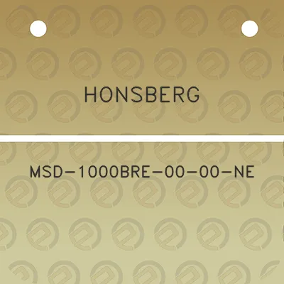 honsberg-msd-1000bre-00-00-ne